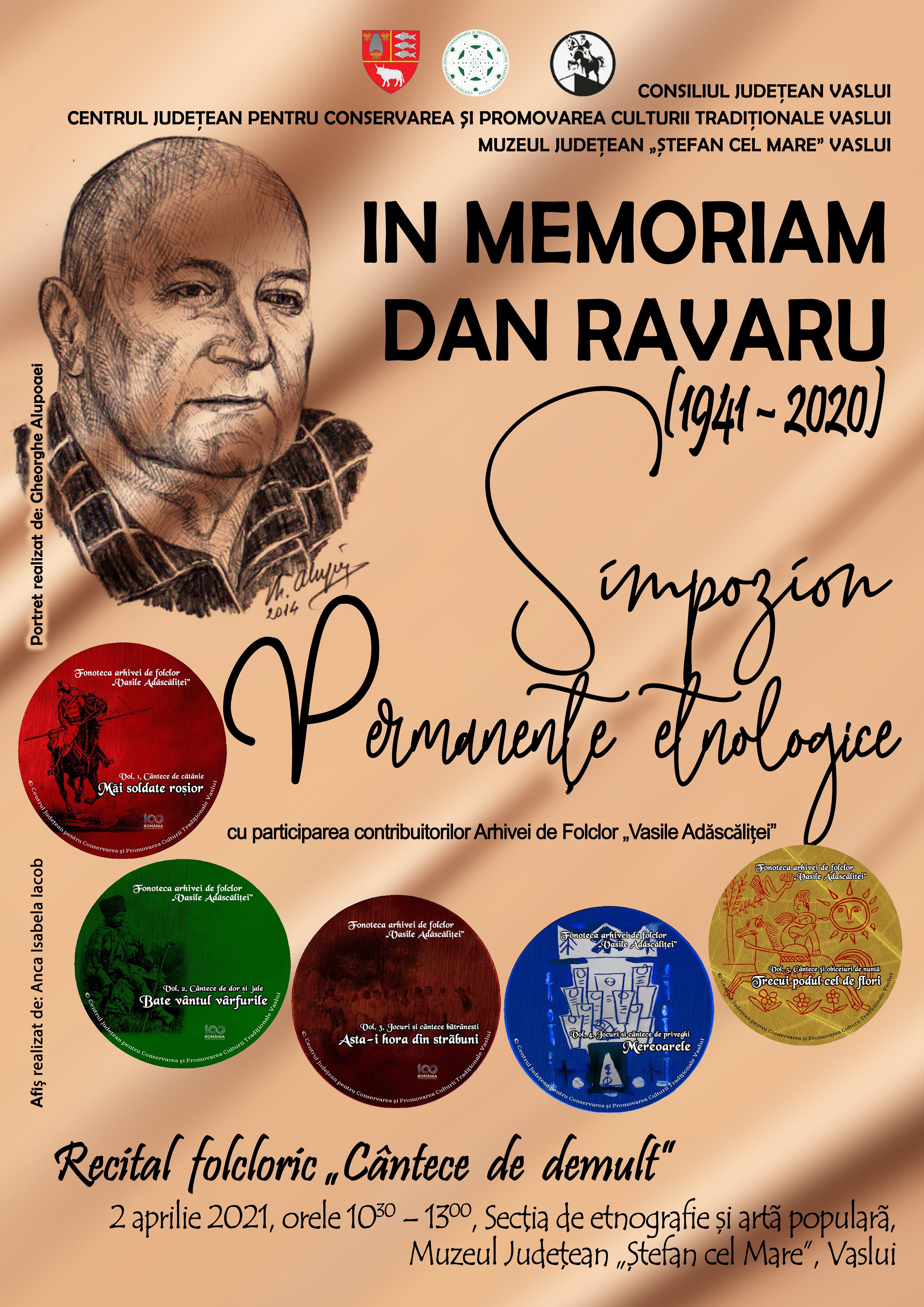 Afis In memoriam Dan Ravaru